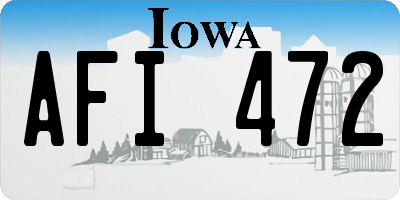 IA license plate AFI472