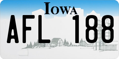 IA license plate AFL188