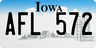 IA license plate AFL572