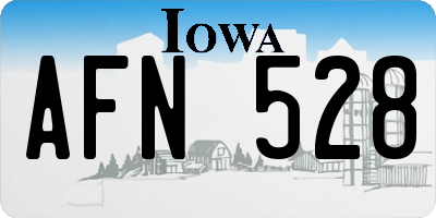 IA license plate AFN528