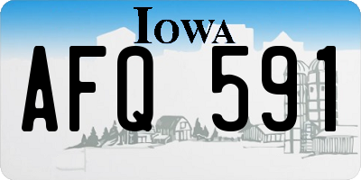 IA license plate AFQ591