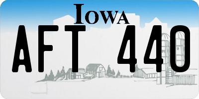 IA license plate AFT440