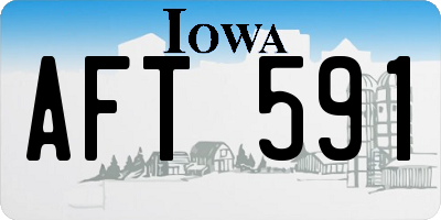 IA license plate AFT591