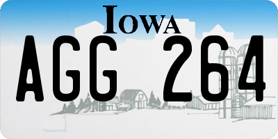 IA license plate AGG264