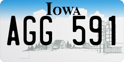 IA license plate AGG591