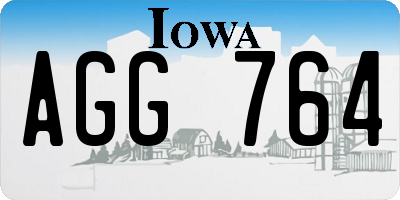 IA license plate AGG764
