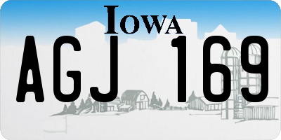 IA license plate AGJ169
