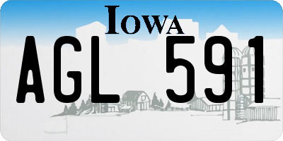 IA license plate AGL591