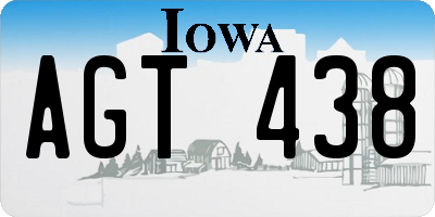 IA license plate AGT438