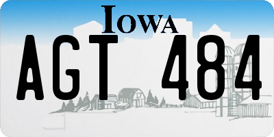 IA license plate AGT484