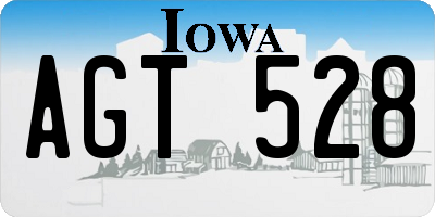 IA license plate AGT528