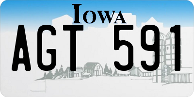 IA license plate AGT591