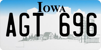 IA license plate AGT696