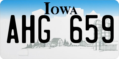 IA license plate AHG659