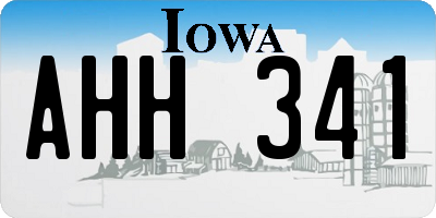 IA license plate AHH341