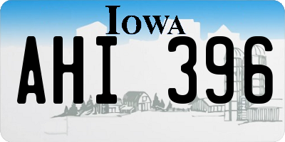 IA license plate AHI396