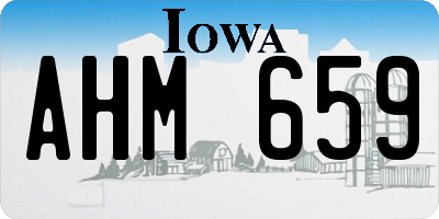 IA license plate AHM659