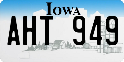 IA license plate AHT949