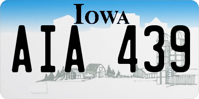 IA license plate AIA439