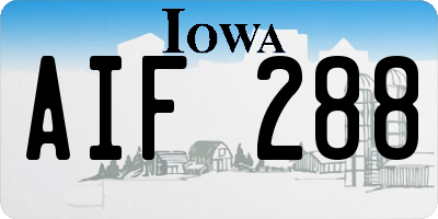 IA license plate AIF288