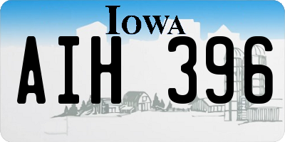 IA license plate AIH396