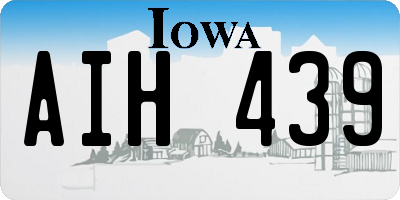 IA license plate AIH439
