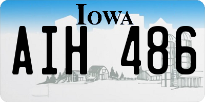 IA license plate AIH486