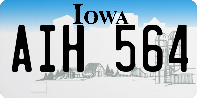 IA license plate AIH564