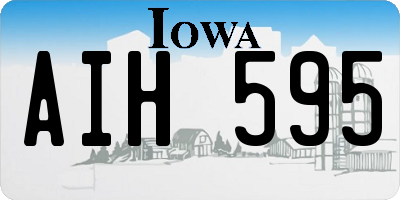 IA license plate AIH595