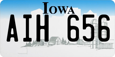 IA license plate AIH656