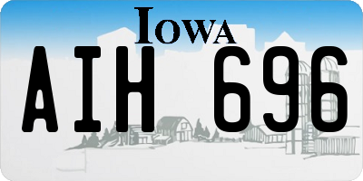 IA license plate AIH696