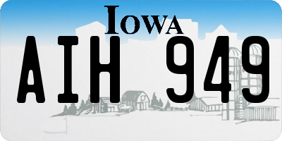 IA license plate AIH949