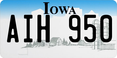 IA license plate AIH950
