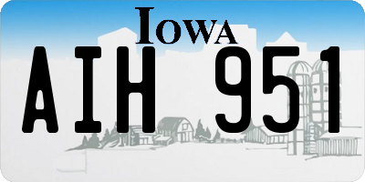 IA license plate AIH951
