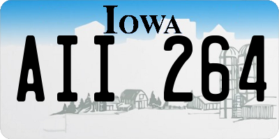 IA license plate AII264