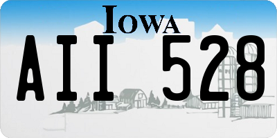 IA license plate AII528