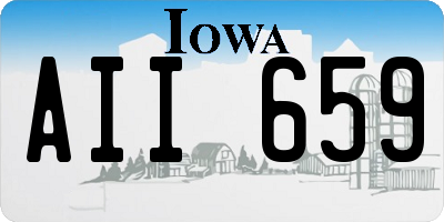 IA license plate AII659