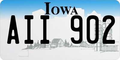 IA license plate AII902