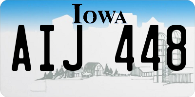 IA license plate AIJ448