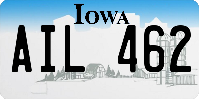 IA license plate AIL462
