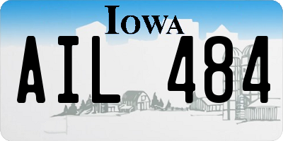 IA license plate AIL484