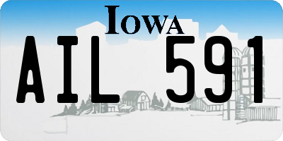 IA license plate AIL591