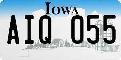 IA license plate AIQ055