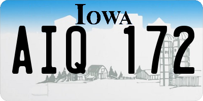IA license plate AIQ172