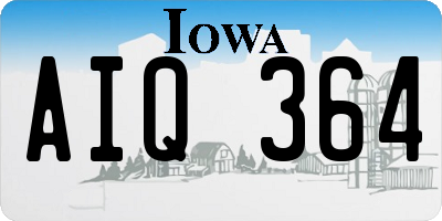 IA license plate AIQ364