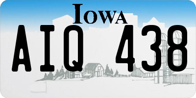 IA license plate AIQ438