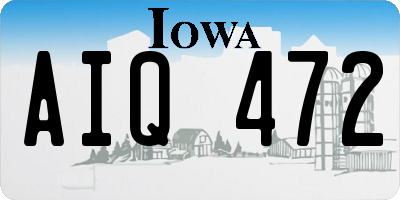 IA license plate AIQ472