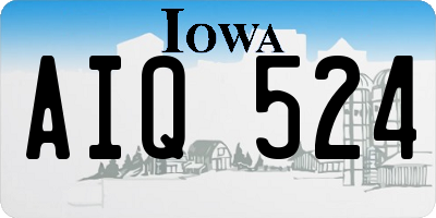 IA license plate AIQ524