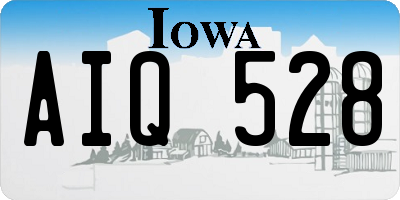 IA license plate AIQ528