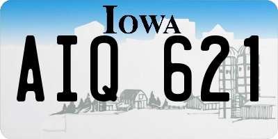 IA license plate AIQ621